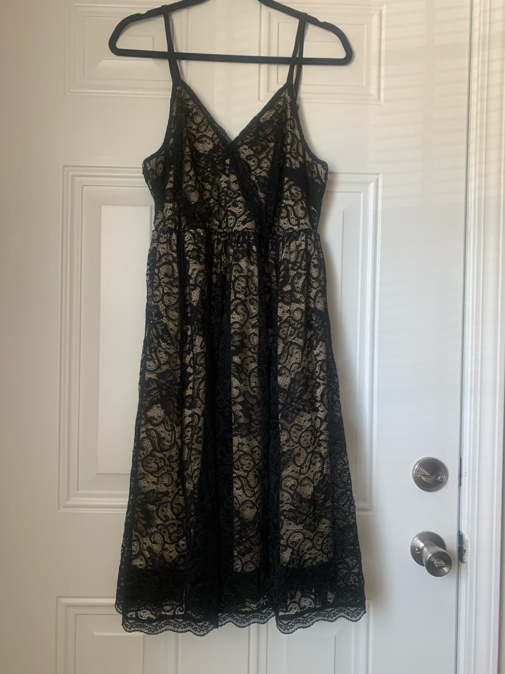 TORRID Black Lace Midi Dress Size 1 (14-16)